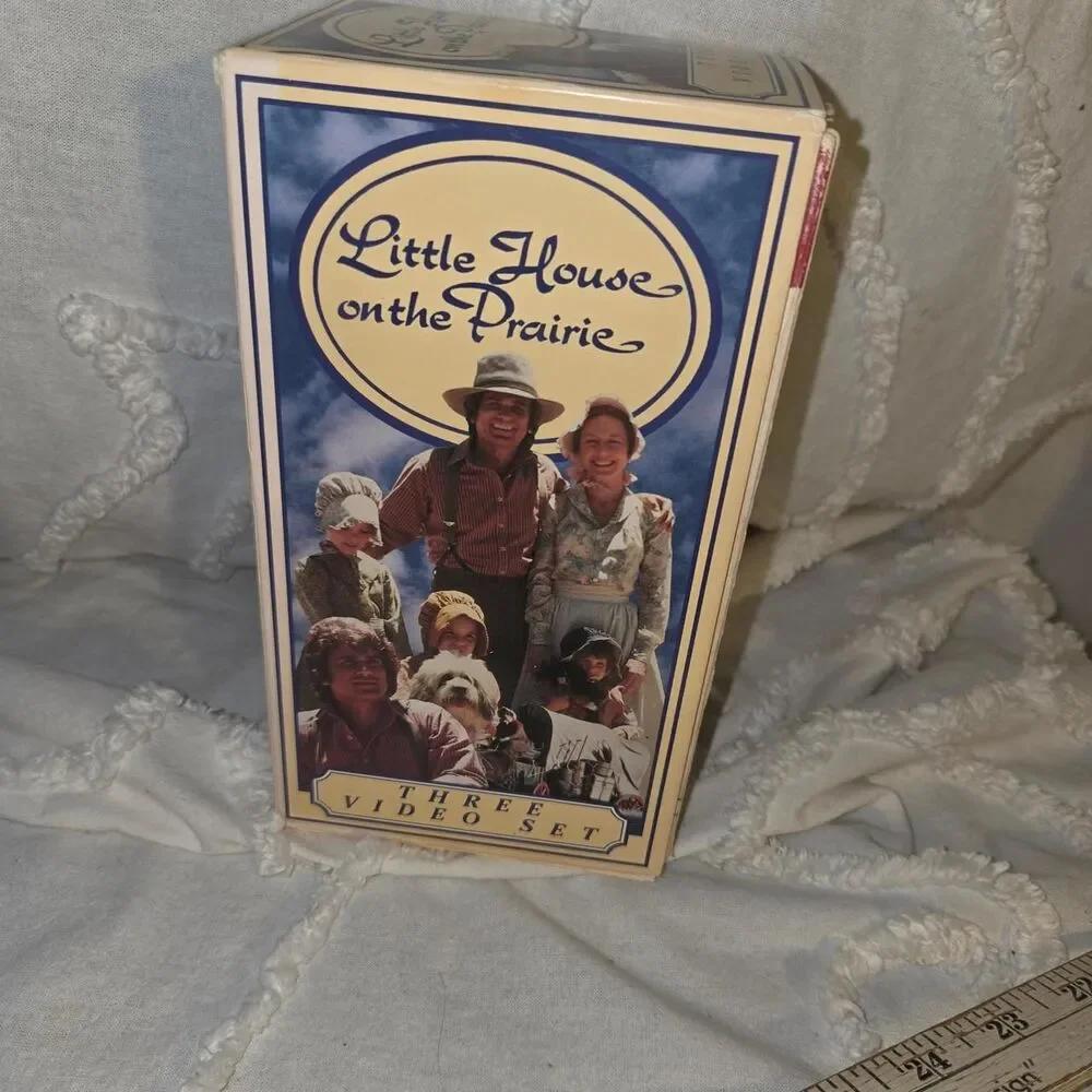 Little House On The Prairie VHS Box Set 3 Video Tapes  nostaglia gift memories